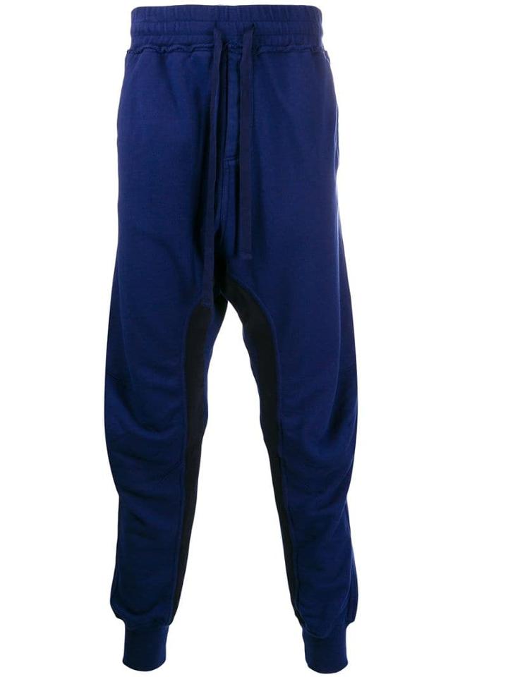 Haider Ackermann Drop Crotch Drawstring Trousers - Blue