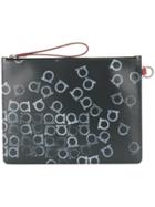 Salvatore Ferragamo Branded Clutch - Black