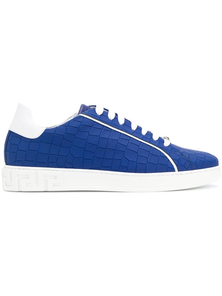 Versace Casual Lace-up Sneakers - Blue