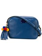 Dolce & Gabbana Glam Shoulder Bag, Women's, Blue, Leather