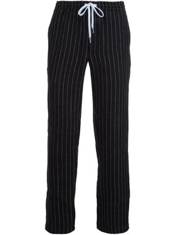 Second/layer Pinstripe Straight Trousers