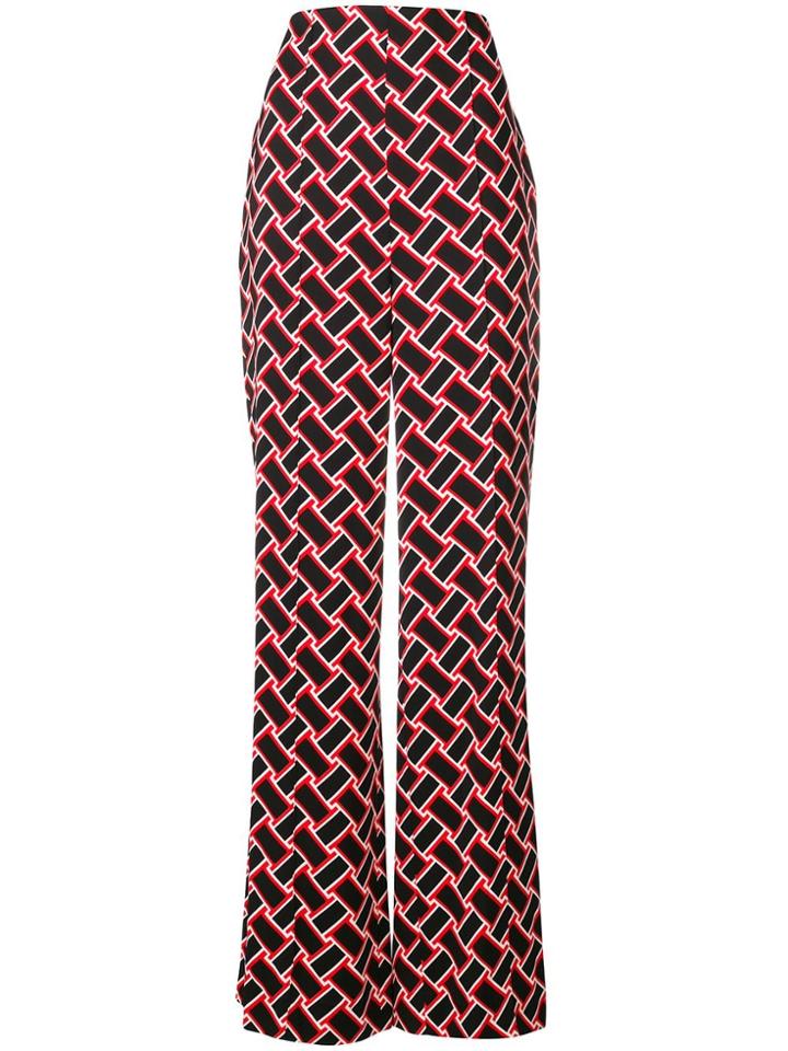 Dvf Diane Von Furstenberg Erica Wide-leg Trousers - Red