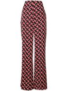 Dvf Diane Von Furstenberg Erica Wide-leg Trousers - Red