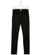 Karl Lagerfeld Kids Teen Slim-fit Trousers - Black
