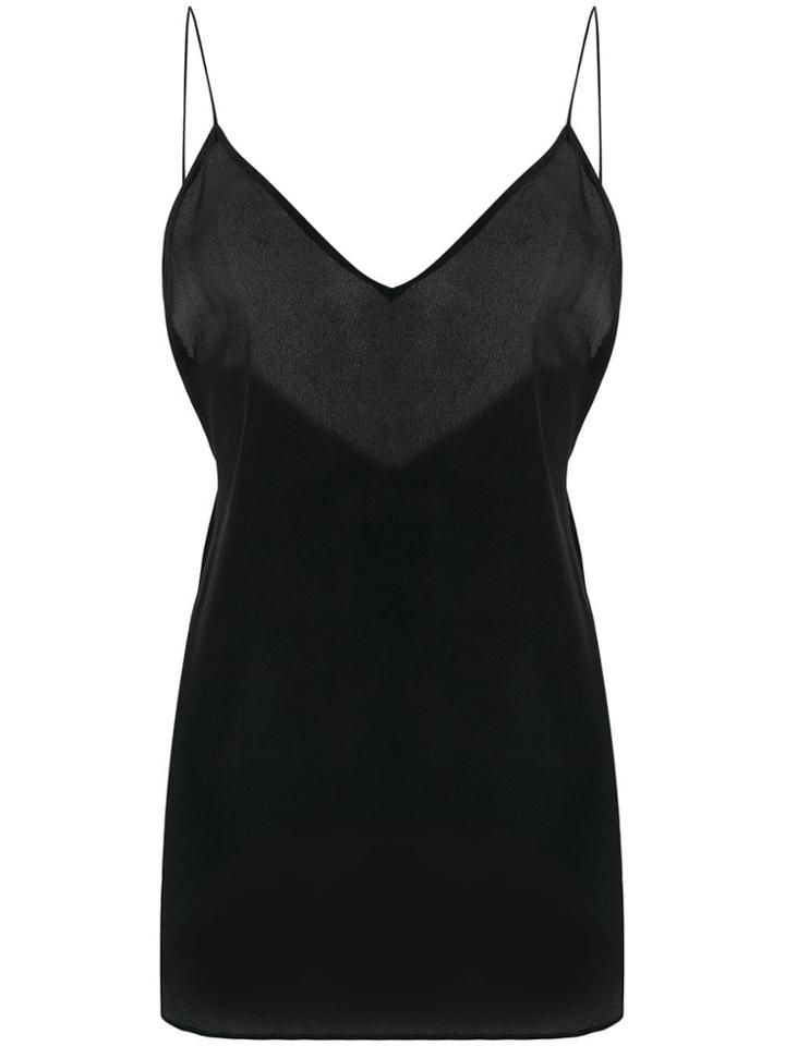 Iro Lace Detail Cami - Black