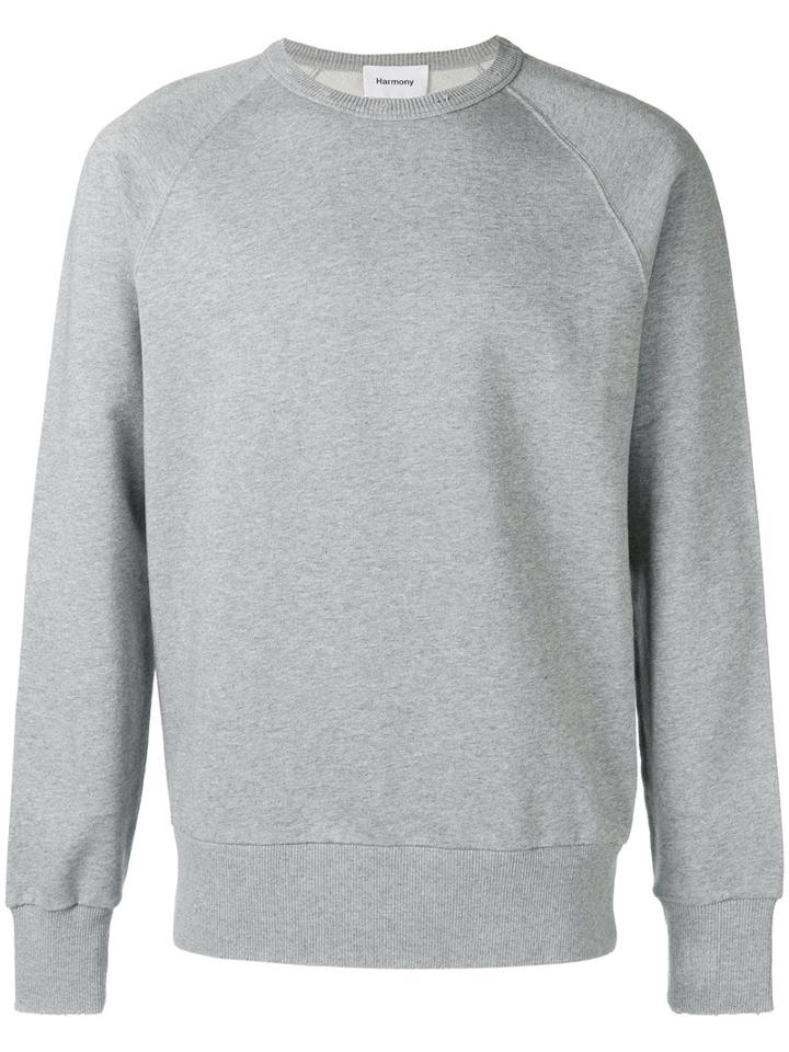 Harmony Paris Jersey Sweatshirt, Men's, Size: Large, Grey, Cotton