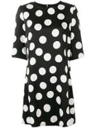 Dolce & Gabbana Polka-dot Shirt Dress - Black