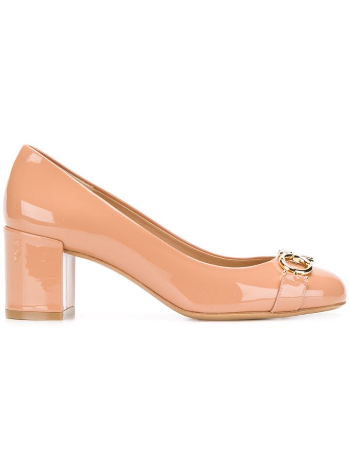 Salvatore Ferragamo Gancini Pumps - Nude & Neutrals