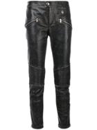 Red Valentino Distressed Trousers - Black