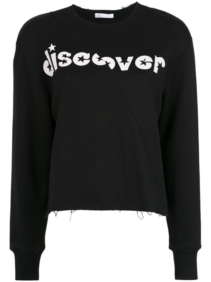 Nk Printed Sweatshirt - Black