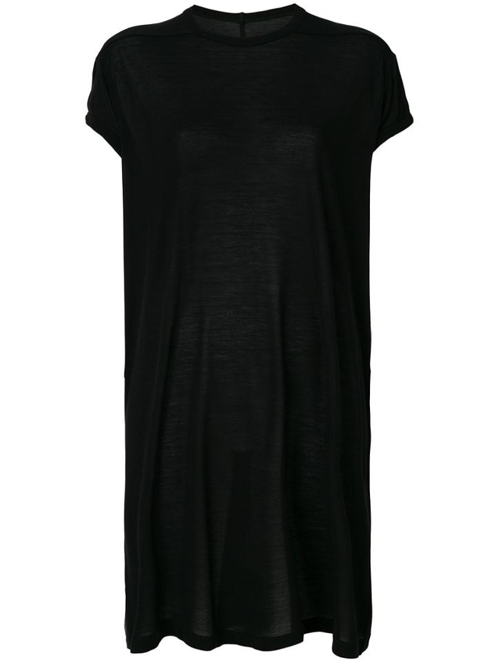 Rick Owens Jersey T-shirt Dress - Black