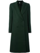 Ps By Paul Smith Peaked Lapel Mid Coat, Women's, Size: 42, Green, Viscose/virgin Wool/cashmere/polyamide