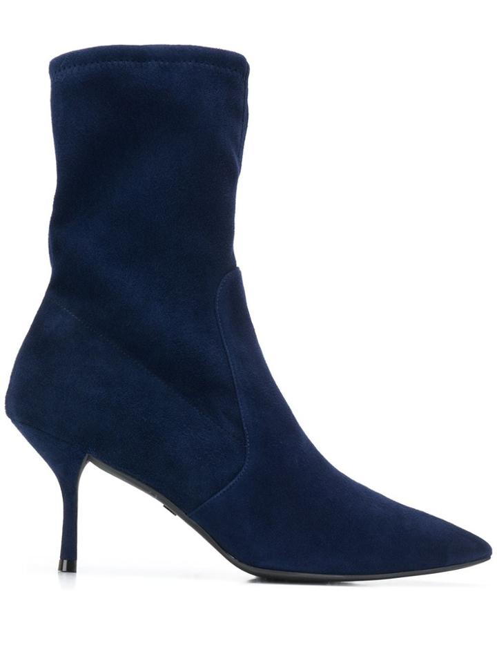 Stuart Weitzman 75mm Yvonne Boots - Blue