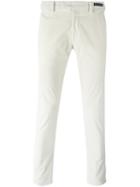 Pt01 Skinny Fit Cord Trousers, Men's, Size: 50, White, Cotton/spandex/elastane