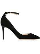 Jimmy Choo Lucy Pumps, Women's, Size: 38.5, Black, Leather/suede