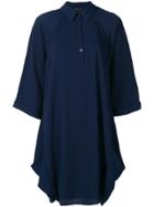 Armani Exchange Oversized Polo Dress - Blue