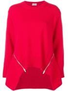 Mrz Zip Detail Jumper - Red