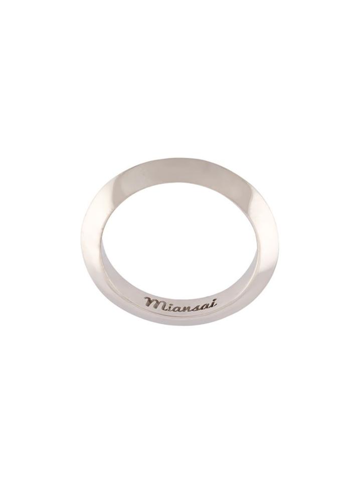 Miansai Cylinder Ring, Women's, Size: 6, Metallic