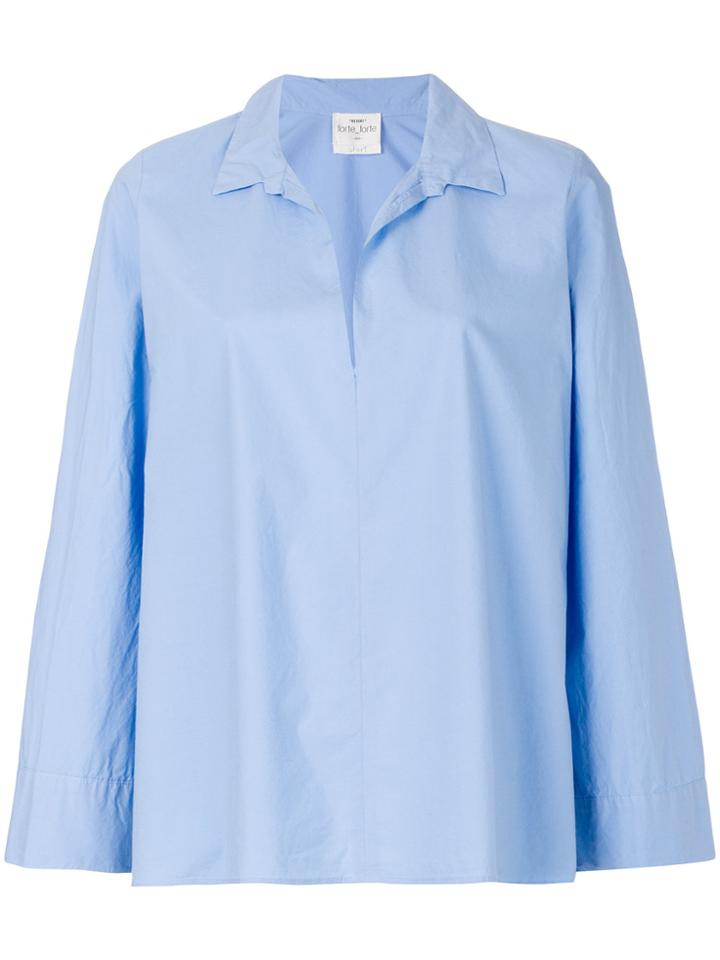 Forte Forte Long-sleeved Shirt - Blue
