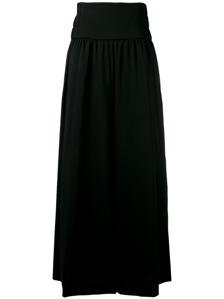 Y's Wide Leg Trousers - Black