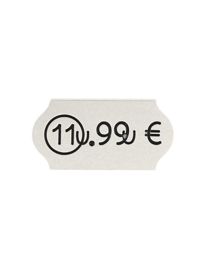 Maison Margiela Price Sticker Brooch - Metallic