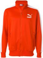 Puma Logoed Sports Jacket - Red