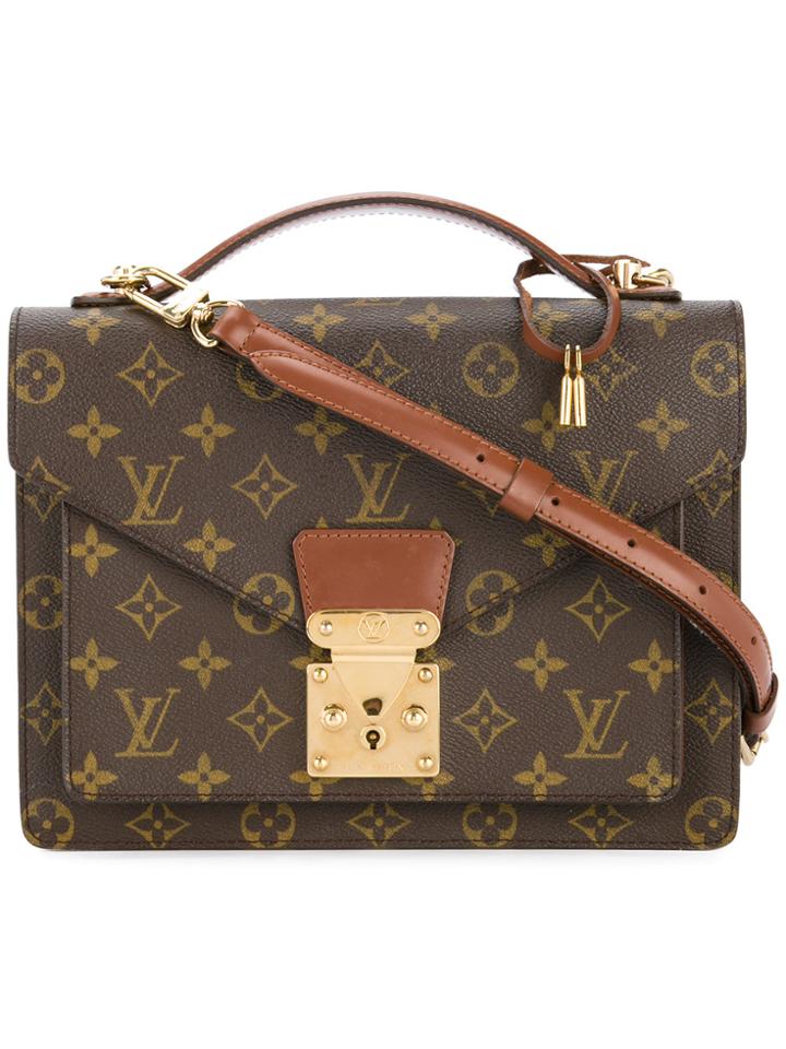 Louis Vuitton Vintage Monceau 26 2-way Business Handbag - Brown