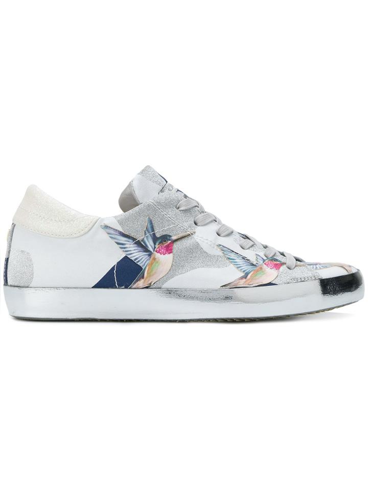 Philippe Model Hummingbird Glitter Sneakers - Metallic