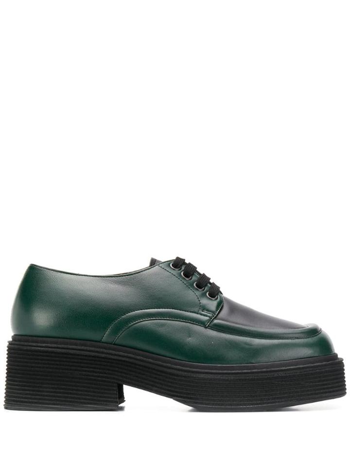 Marni Mat Lace Shoes - Green