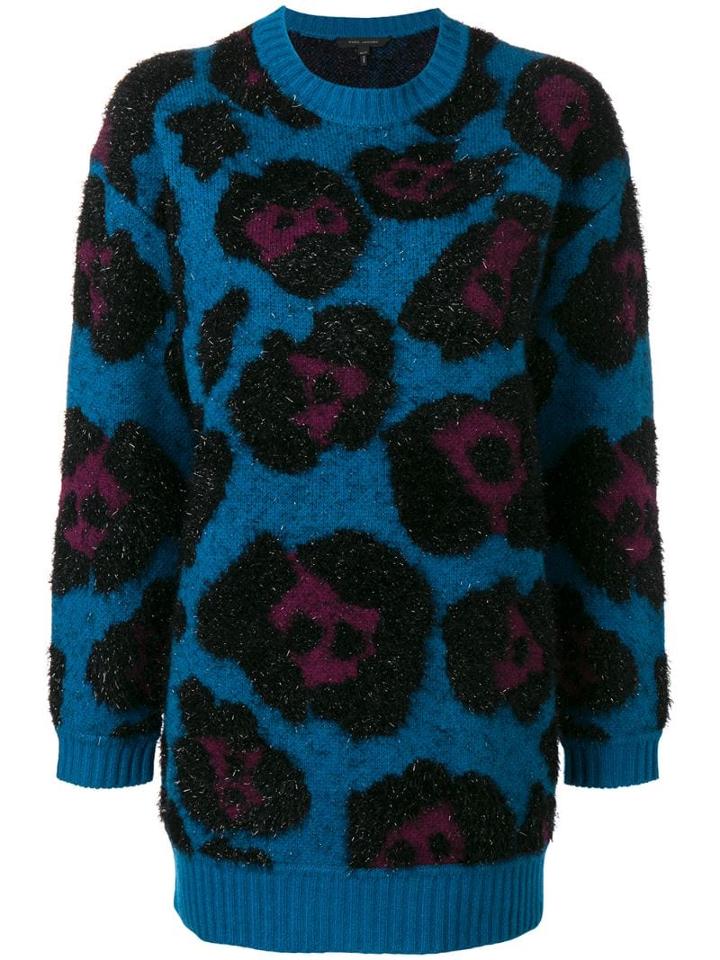 Marc Jacobs Fluffy Knit Sweater - Blue