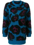 Marc Jacobs Fluffy Knit Sweater - Blue