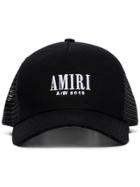 Amiri Mesh Back Logo Cap - Black