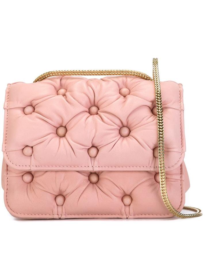Benedetta Bruzziches Quilted Cross Body Bag, Women's, Pink/purple