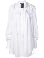 Ann Demeulemeester Deconstructed Oversized Shirt - White