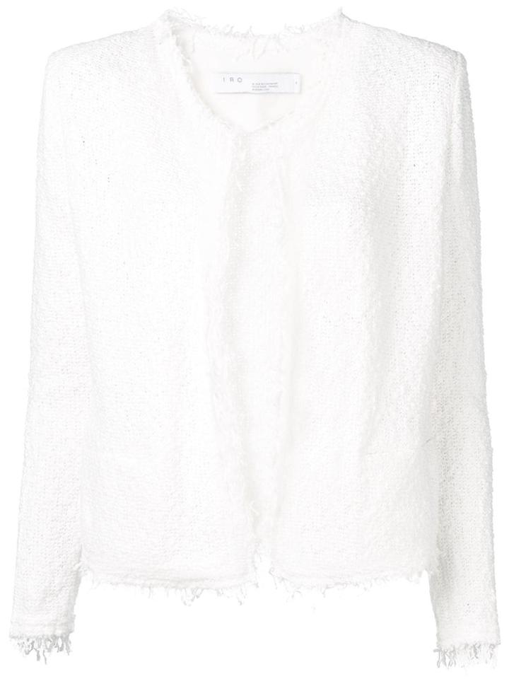 Iro Crochet-knitted Jacket - White