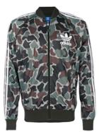 Adidas Adidas Originals Camouflage Sst Track Top - Green