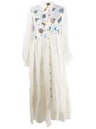 Loewe Paula Striped Dress - White