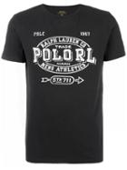 Polo Ralph Lauren Logo Print T-shirt, Men's, Size: Xl, Black, Cotton
