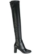 Tom Ford Super High Over-the-knee Booths - Black