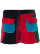 Manish Arora Patch Pocket Shorts - Red