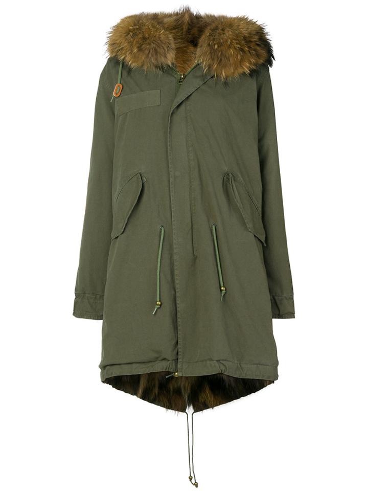 History Repeats Oversized Hooded Parka - Green
