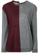 Stella Mccartney Colour Block Sweater - Grey