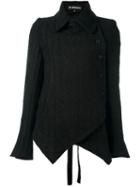Ann Demeulemeester Dislocated Fastening Pointy Jacket