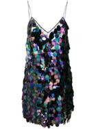 Oseree Sequin Mini Dress - Black