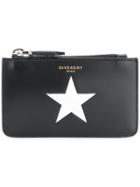 Givenchy Star Zipped Coin Pouch - Black