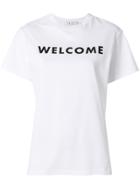 Neul Welcome Print T-shirt - White