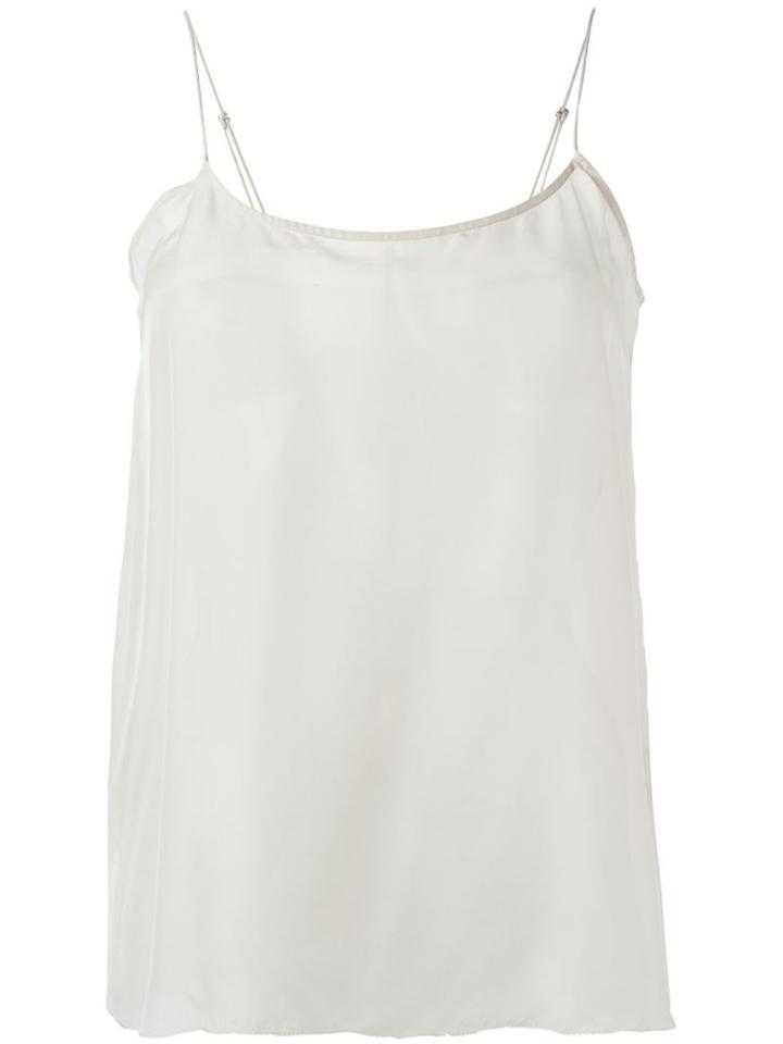 Dorothee Schumacher Chiffon Camisole, Women's, Size: 4, Nude/neutrals, Silk
