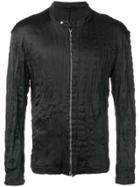 Issey Miyake Textured Jacket - Black