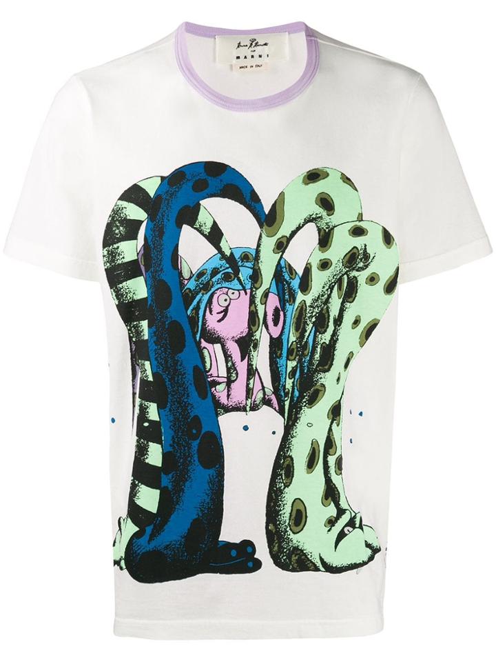 Marni Graphic-print T-shirt - White