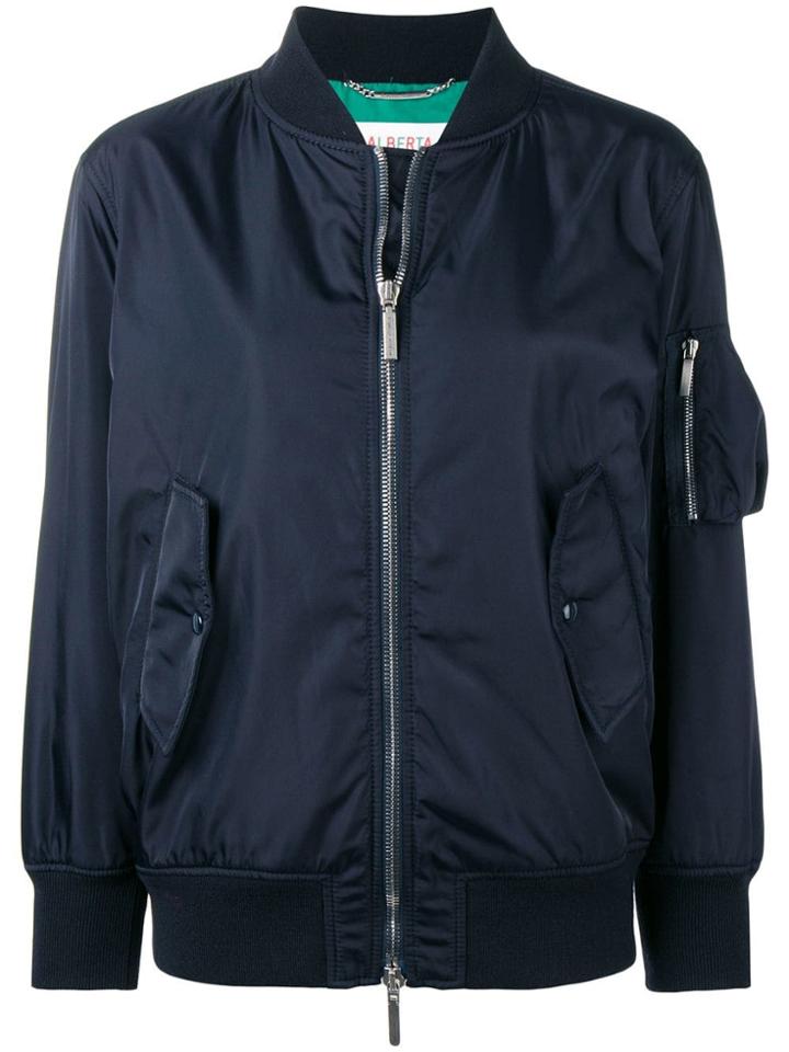 Alberta Ferretti Alitalia Bomber Jacket - Blue